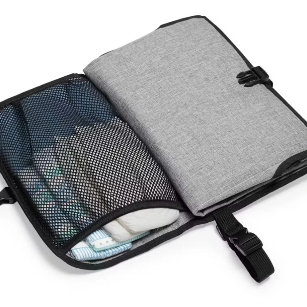 Skip Hop Pronto Portable Changing Mat in Gray and Black